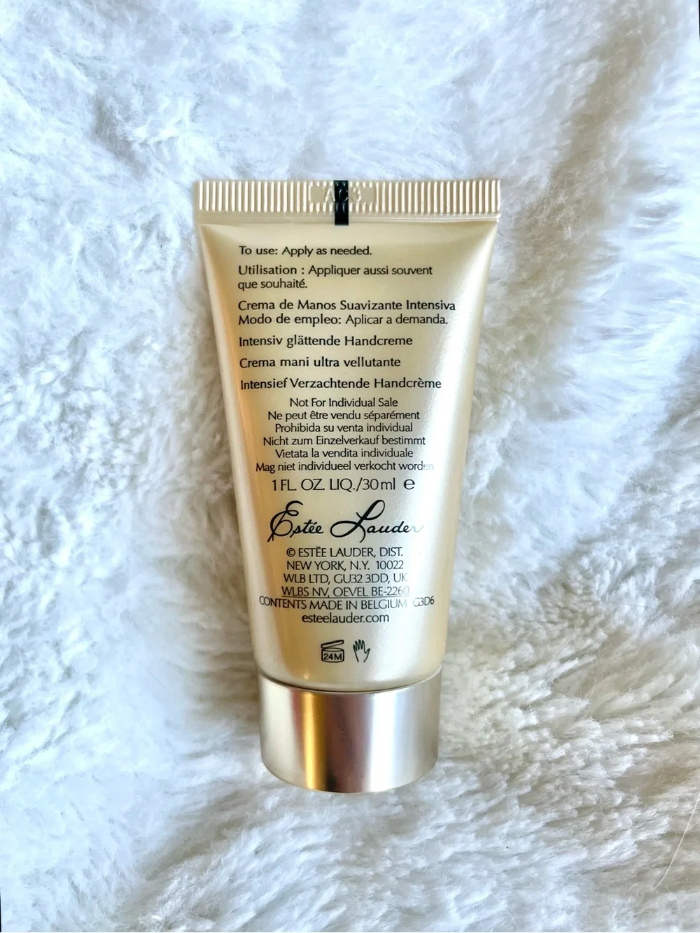 Estee Lauder Re-Nutriv Intensive Smoothing Hand Creme 1 oz.